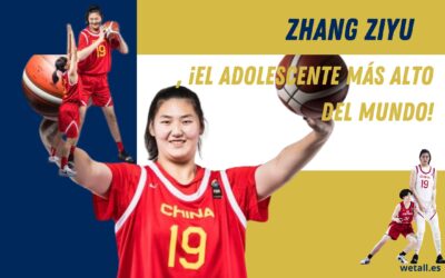 Zhang Ziyu, ¡el adolescente más alto del mundo!